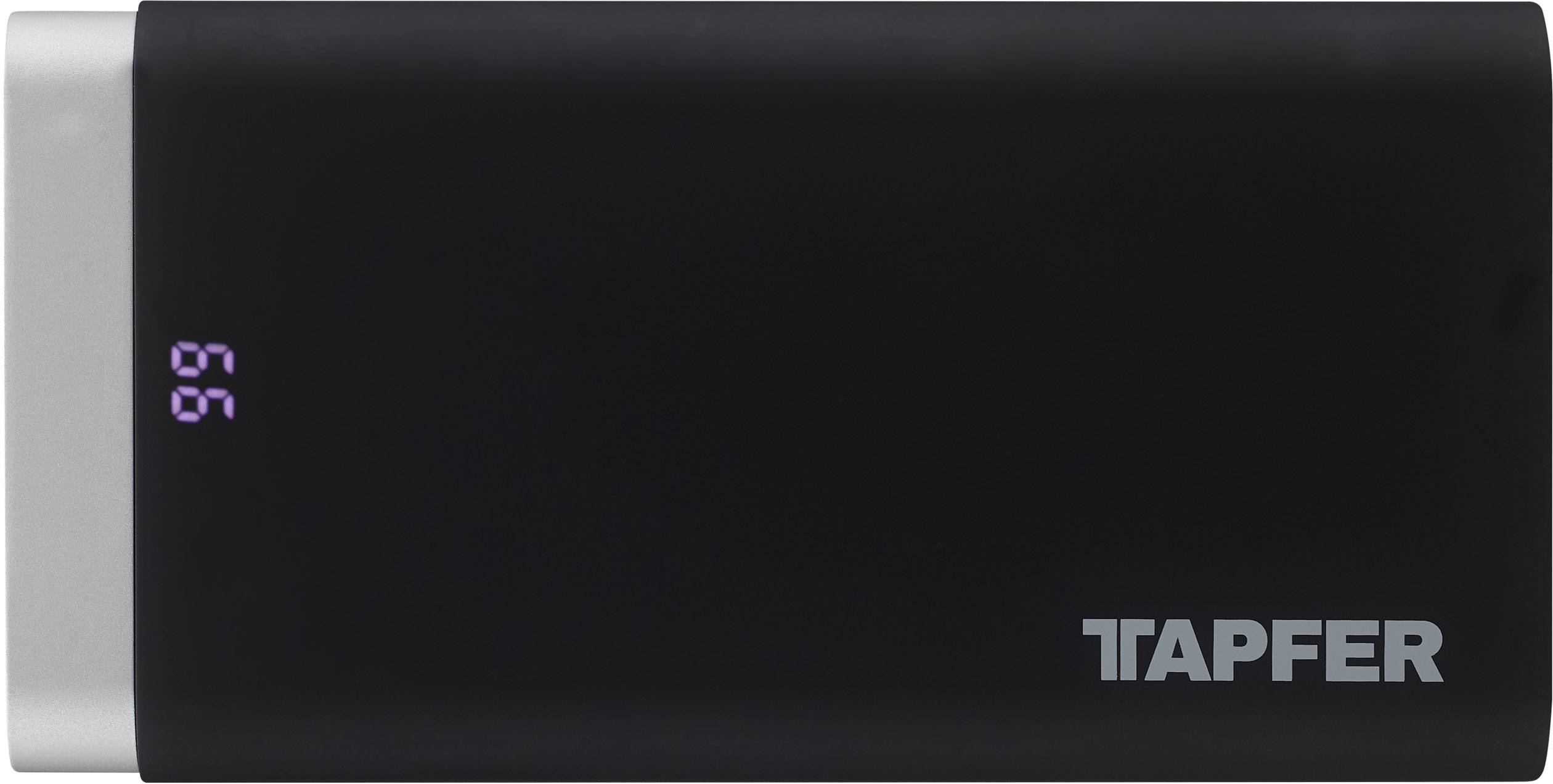 Tapfer TCP-20100 Powerbank (batterie supplémentaire) 20100 mAh Li-Ion noir, argent-4