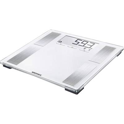 Soehnle Shape Sense Connect 100 Balance d'analyse Plage de pesée (max.)=180 kg gris, métal avec Bluetooth