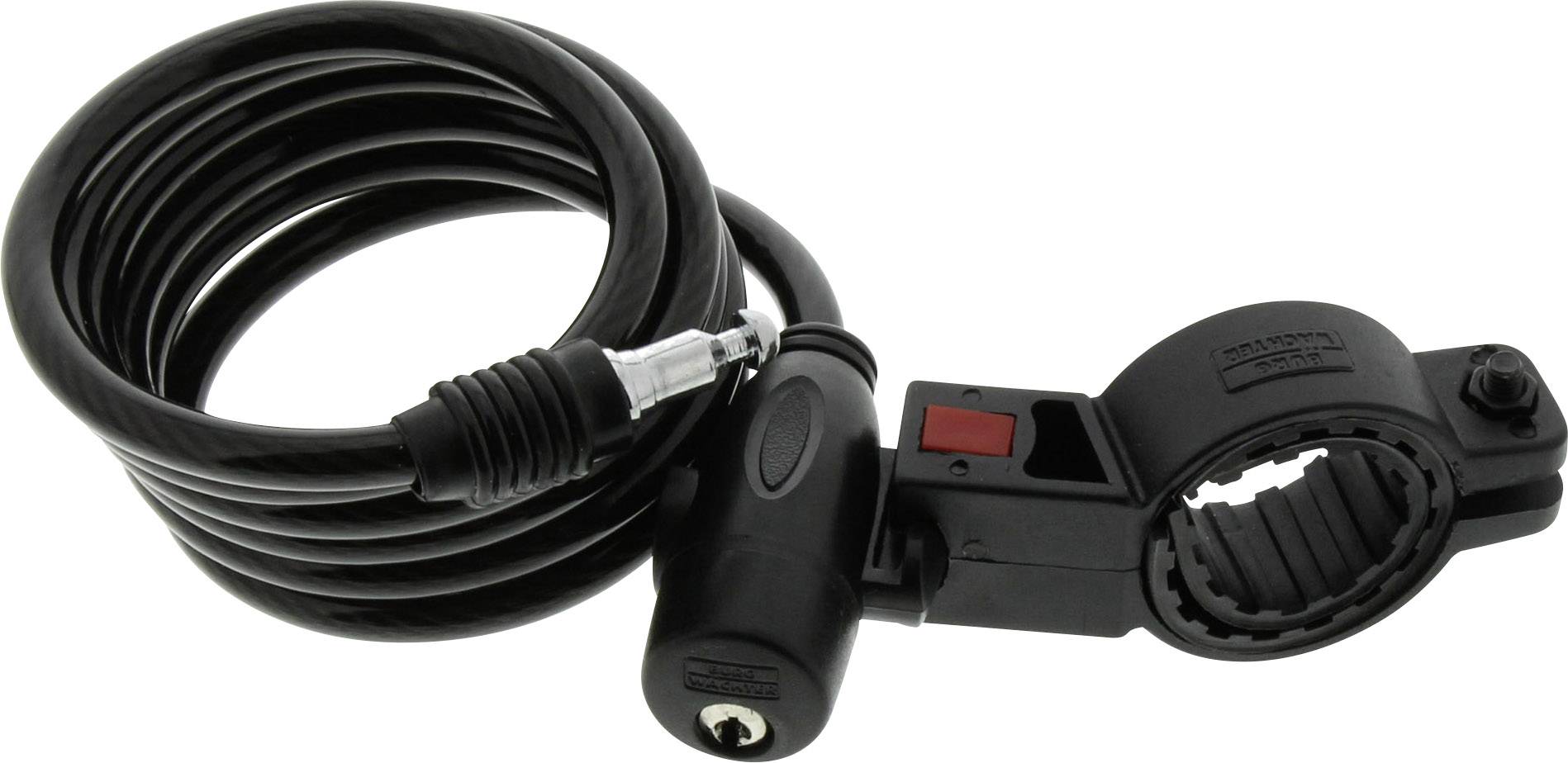 Lucchetto A Spirale Per Bici Burg-Wächter 150 Cm - Antifurto Con Cavo In Acciaio E Supporto | 2 Chiavi Incluse - Foto 9