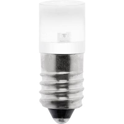 Barthelme 70113615 Voyant de signalisation LED blanc lumière du jour   E10 230 V/DC, 230 V/AC      