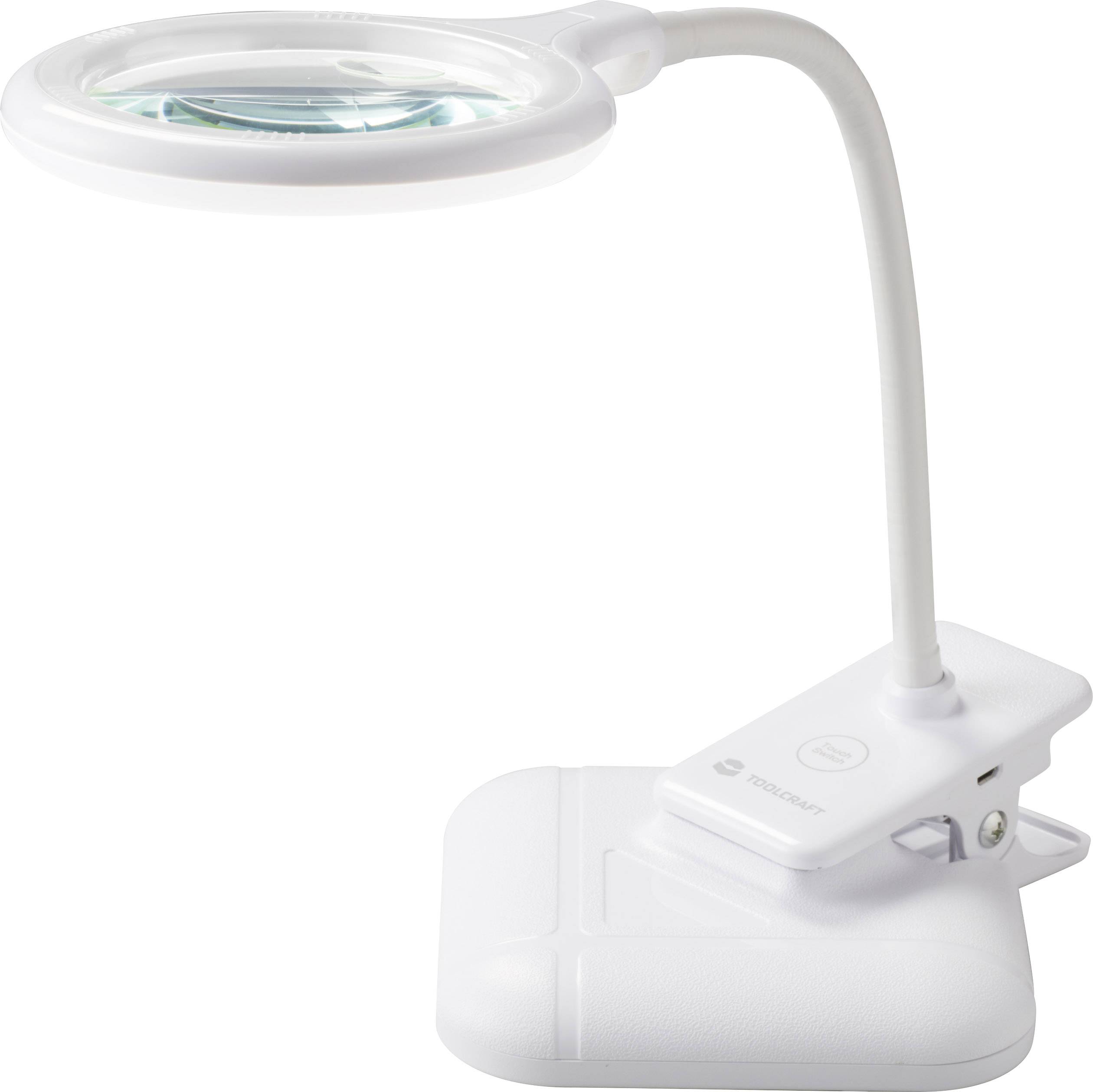7 W Lampe loupe TOOLCRAFT TO-5901612 LED int/égr/ée Puissance