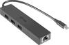 Adaptateur réseau i-tec i-Tec USB-C Slim HUB 3-Port mit Gigabit Ethernet Adapter 10 / 100 / 1000 MBit/s USB-C®