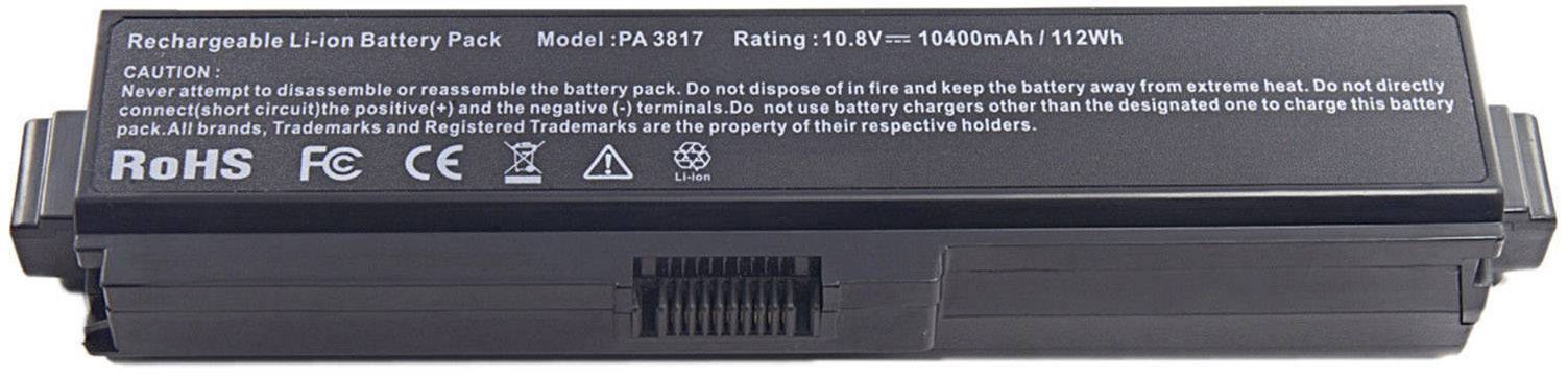 Beltrona Batterie d'ordinateur portable TOSPA3817HH 10.8 V 8800 mAh Toshiba-2