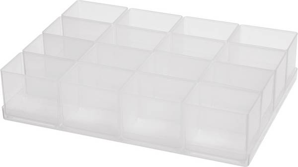 raaco Insert de coffret de rangement (L x l x H) 220 x 160 x 47 mm Nombre de compartiments: 16 Contenu 1 set