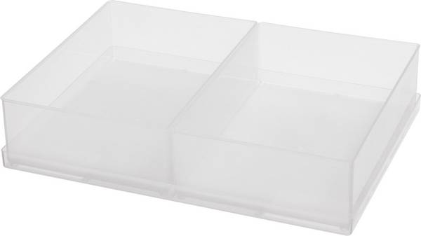 raaco A 6-1 Insert de coffret de rangement (L x l x H) 220 x 160 x 47 mm Nombre de compartiments: 2 Piece Contenu 1 pc(s)
