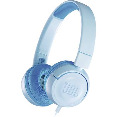 JBL JR-300 pour enfants  Casque supra-auriculaire filaire  bleu  limitation de volume, pliable