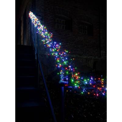 Konstsmide 3864-500 Guirlande lumineuse en épi pour l'extérieur sur secteur Nombre de lumière 1152 LED multicolore Longu-0