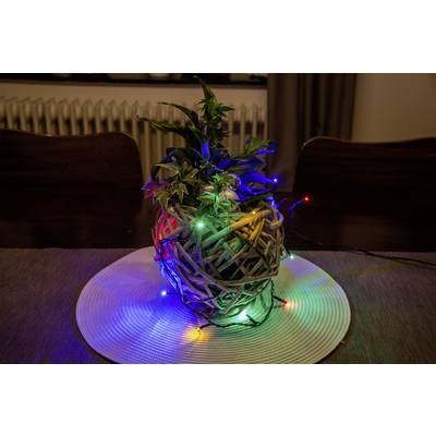 Sygonix SY-4533460 Guirlande lumineuse avec piles sapin de Noël