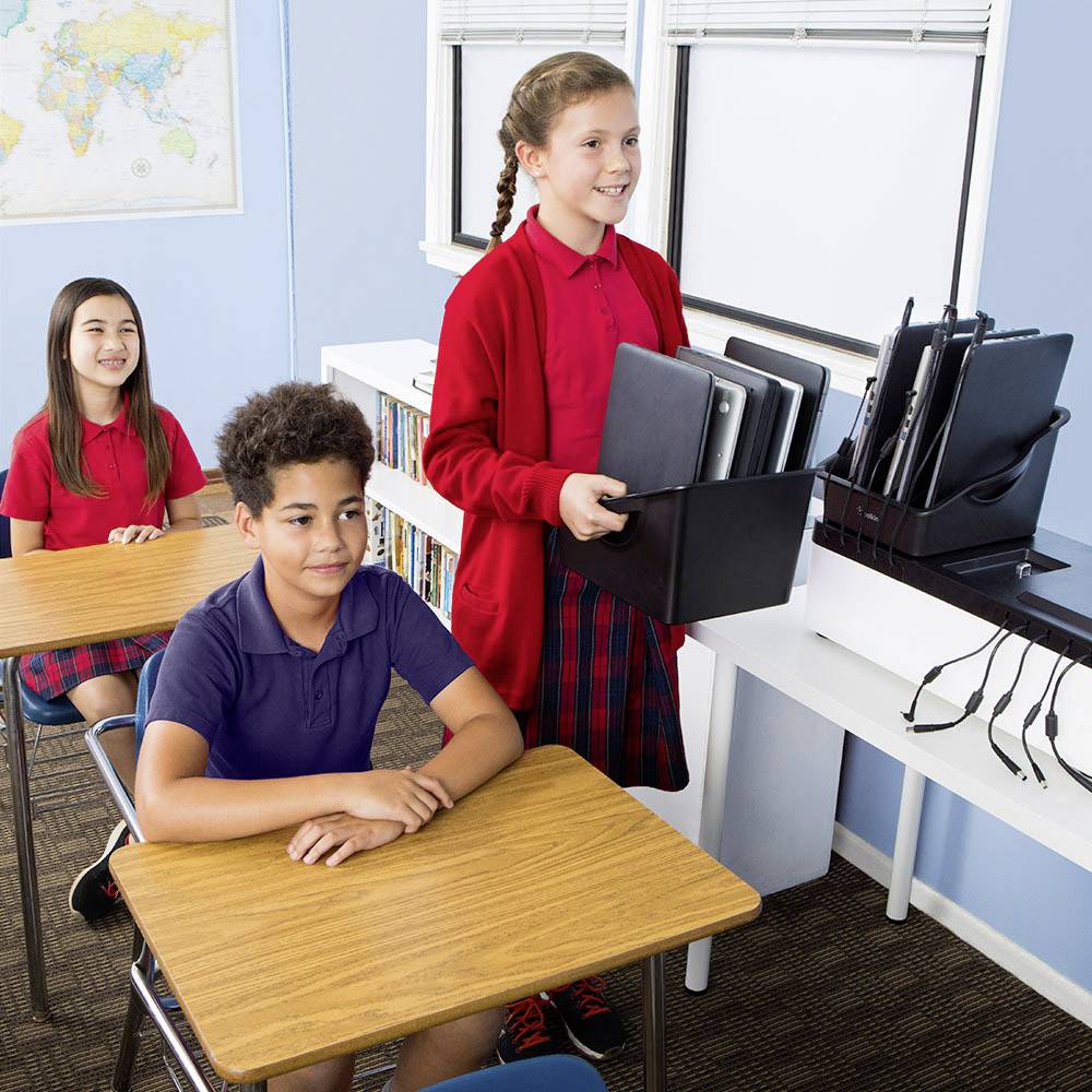 Belkin Store&Charge Go Bundle Station de charge USB Alimentation femelle, USB noir, blanc pour prise murale-4