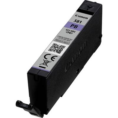 Cartouche d'encre Canon 581 PB avec code QR, marquage CE.