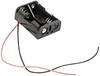 MPD BH2NW Support de pile 2x LR1 (N) raccordement par fils (L x l x H) 37 x 28 x 14 mm