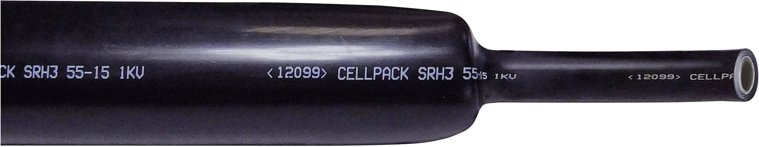 CellPack 127418 Heatshrink + Adhesive Black 22mm Shrinkage 3:1 1m