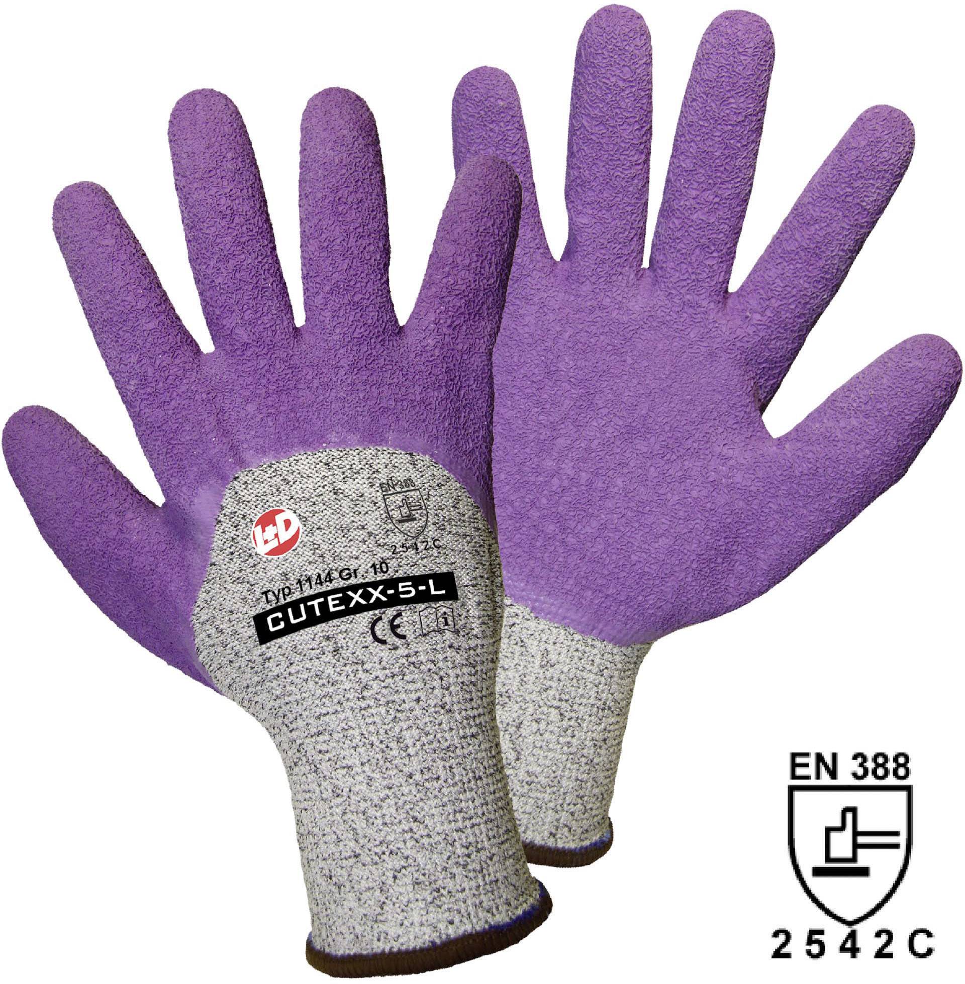 Gants De Protection Uvex Phynomic C5 - Taille 9 - Anti-coupures EN388 - Pour Travaux Manuels