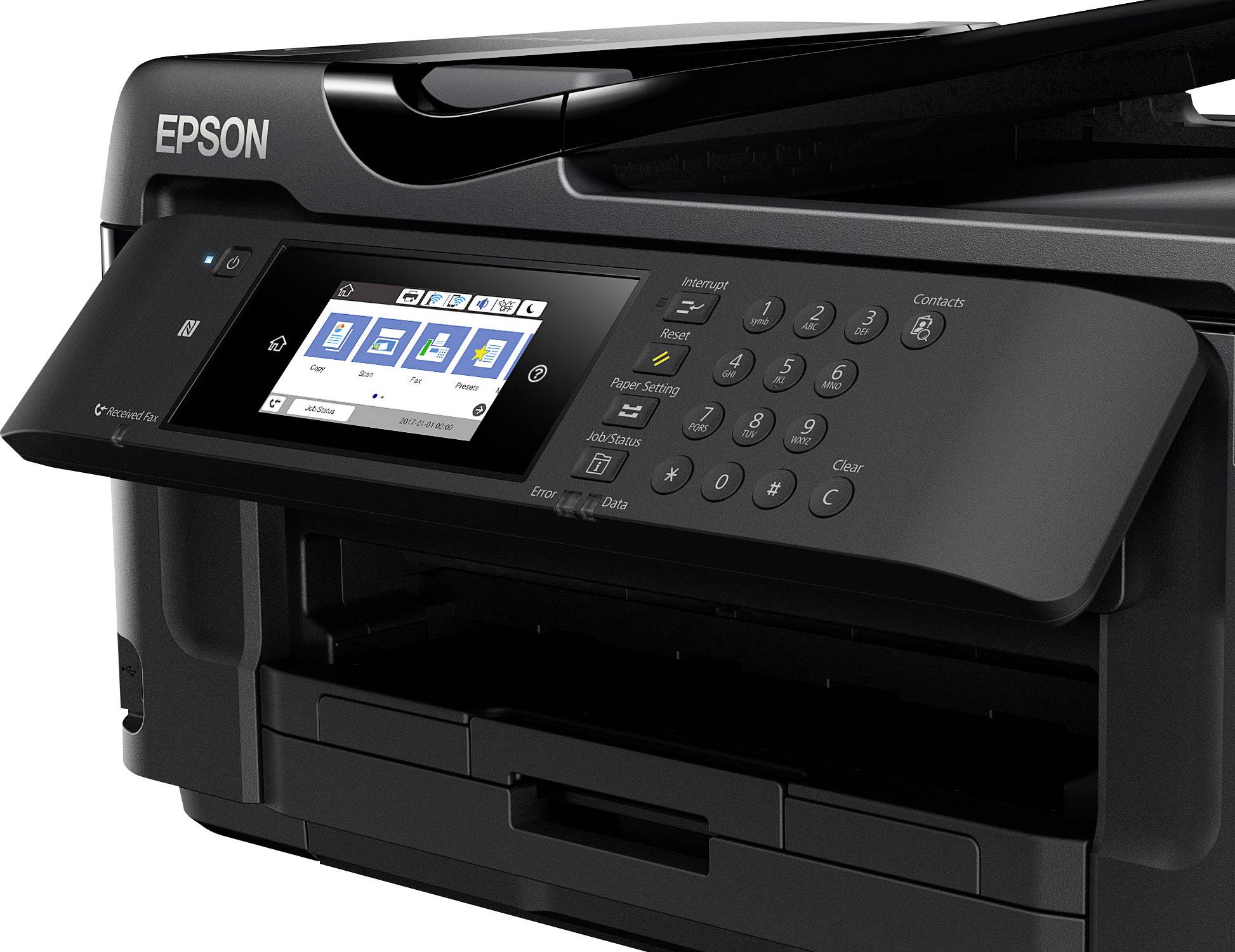Epson Workforce Wf 7710dwf Imprimante Multifonction à Jet Dencre Couleur A3 Imprimante Scanner 8203