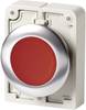 Bouton-poussoir plat, rond, chromé Eaton M30C-FDL-R 182926 rouge 1 pc(s)
