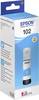 Epson C13T03R240 102 EcoTank Encre de rechange d'origine Epson cyan 70 ml
