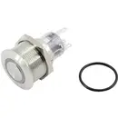 Bouton-poussoir TRU COMPONENTS TC-GQ22-A-11E/B/12V/S203 1602486 250 V 5 A 1 x Off/(On) IP65 à rappel 1 pc(s)
