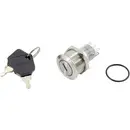 Commutateur à clé TRU COMPONENTS TC-GQ22-A-22Y/31/S203 1602520 250 V 5 A 2 x Off/On/On 2 x 45 ° IP40 1 pc(s)