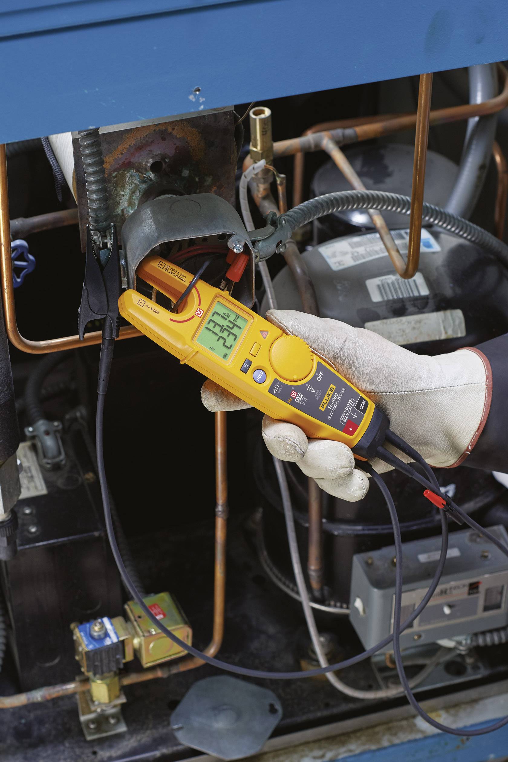 Multimètre , Testeur électrique Fluke T6-1000/EU numérique étalonné: d'usine (sans certificat) CAT III 1000 V, CAT IV 60-4