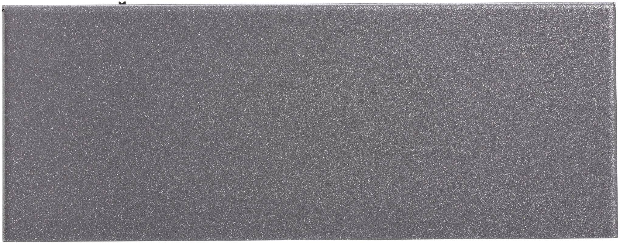 Surface grise rectangulaire avec une texture légèrement structurée.