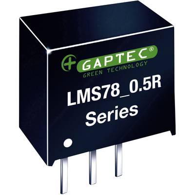 Convertisseur CC/CC pour circuits imprimés Gaptec LMS78_03-0.5R 10070233 24 V/DC 3.3 V/DC 500 mA 1.65 W Nbr. de sorties: