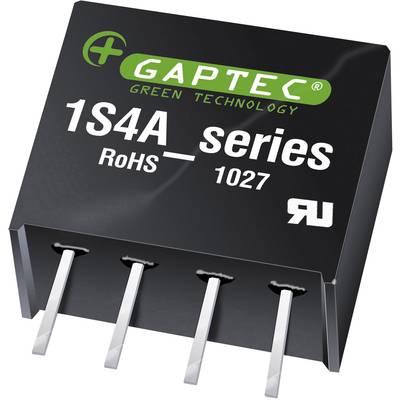 Convertisseur CC/CC pour circuits imprimés Gaptec 1S4A_1215S1.5UP 10070376 12 V/DC 15 V/DC 67 mA 1 W Nbr. de sorties: 1 