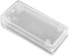 Hammond Electronics 1551CCLR Boîtier universel 15 x 30 x 65 ABS blanc (transparent) 1 pc(s)