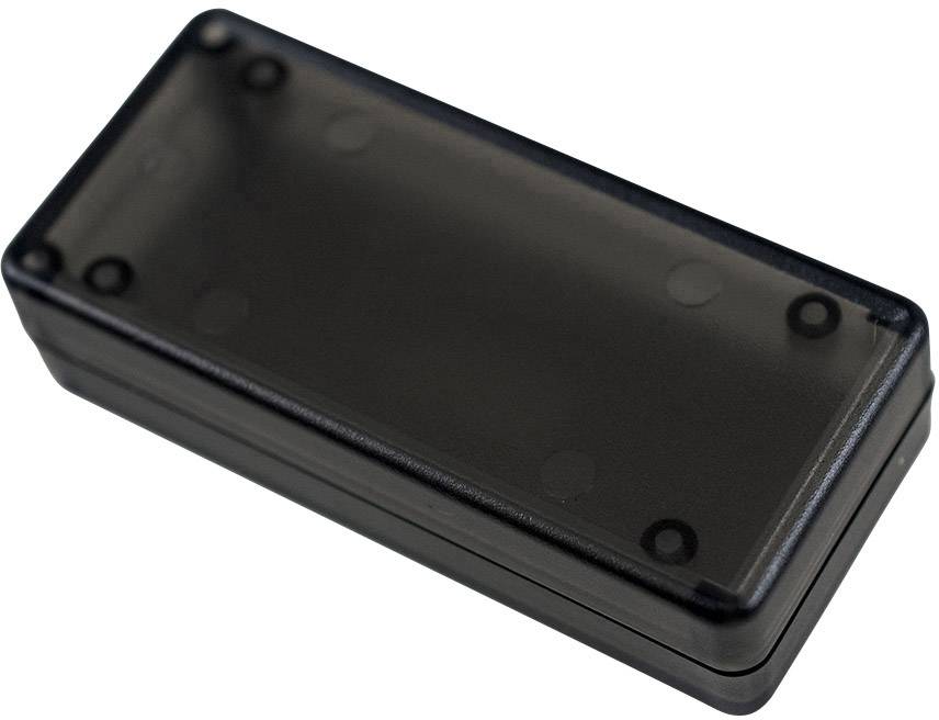 Hammond Electronics 1551CTSK Boîtier universel 15 x 30 x 65 ABS noir (transparent) 1 pc(s)