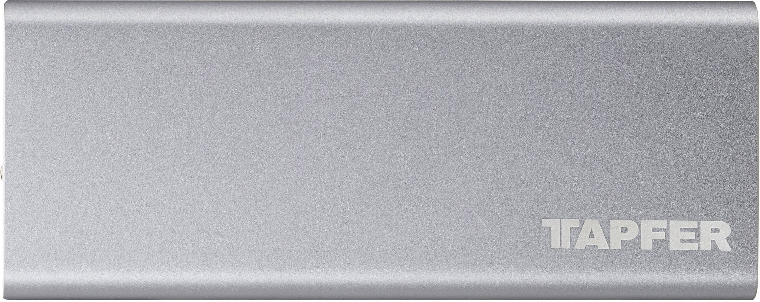 Tapfer TSP-8000 S Powerbank (batterie supplémentaire) 8000 mAh LiPo aluminium (métallisé)-3