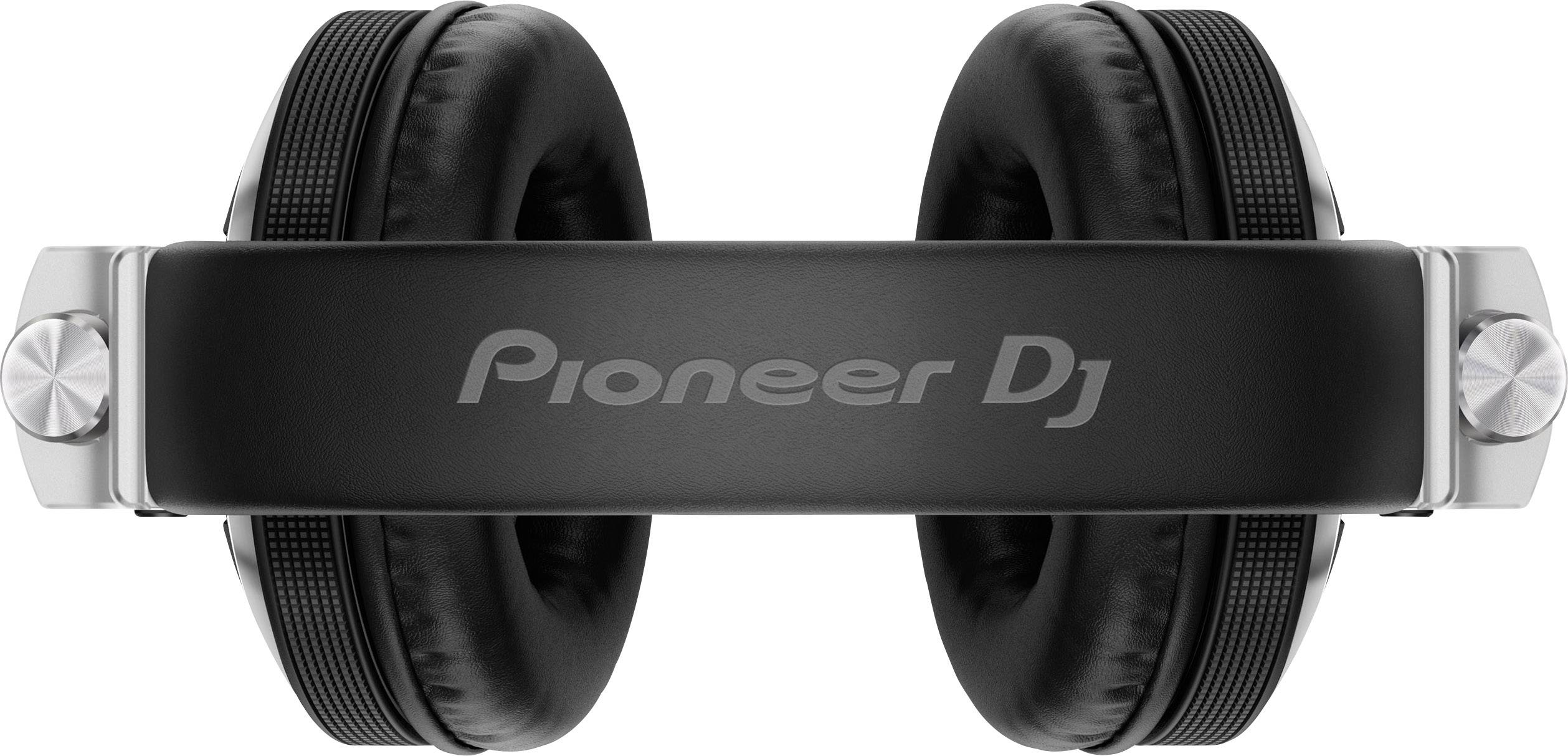 Casque audio noir Over-Ear avec l'inscription 'Pioneer Dj' sur l'arceau. Design luxueux pour une utilisation professionnelle par des DJ.