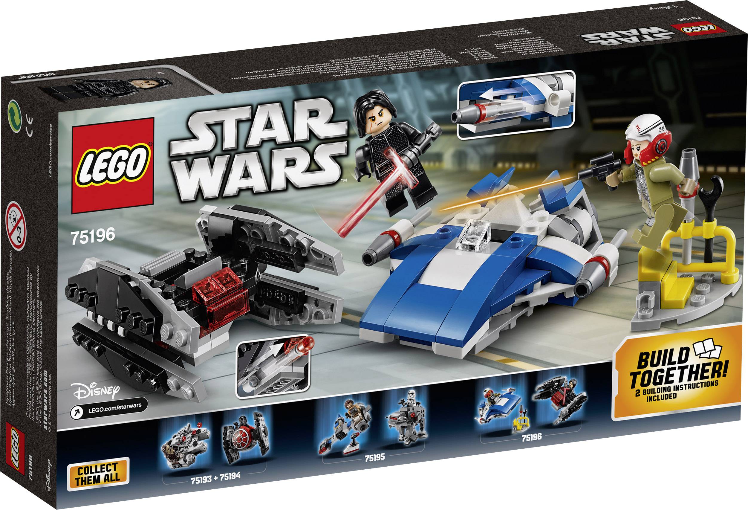 LEGO ® Star Wars ™ PERSONNAGE A-Wing-Pilote tallissan Lintra sw884 de 75196 avec arme 