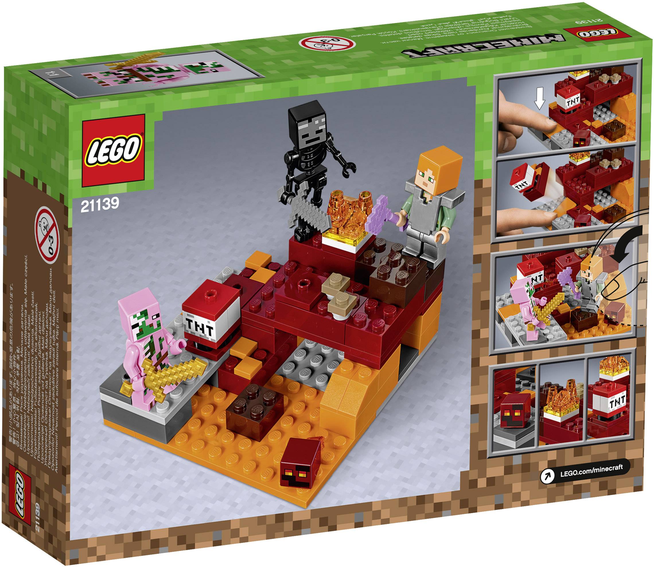 LEGO® MINECRAFT 21139 Nether-Abenteuer Nombre de LEGO (pièces): 84 ...