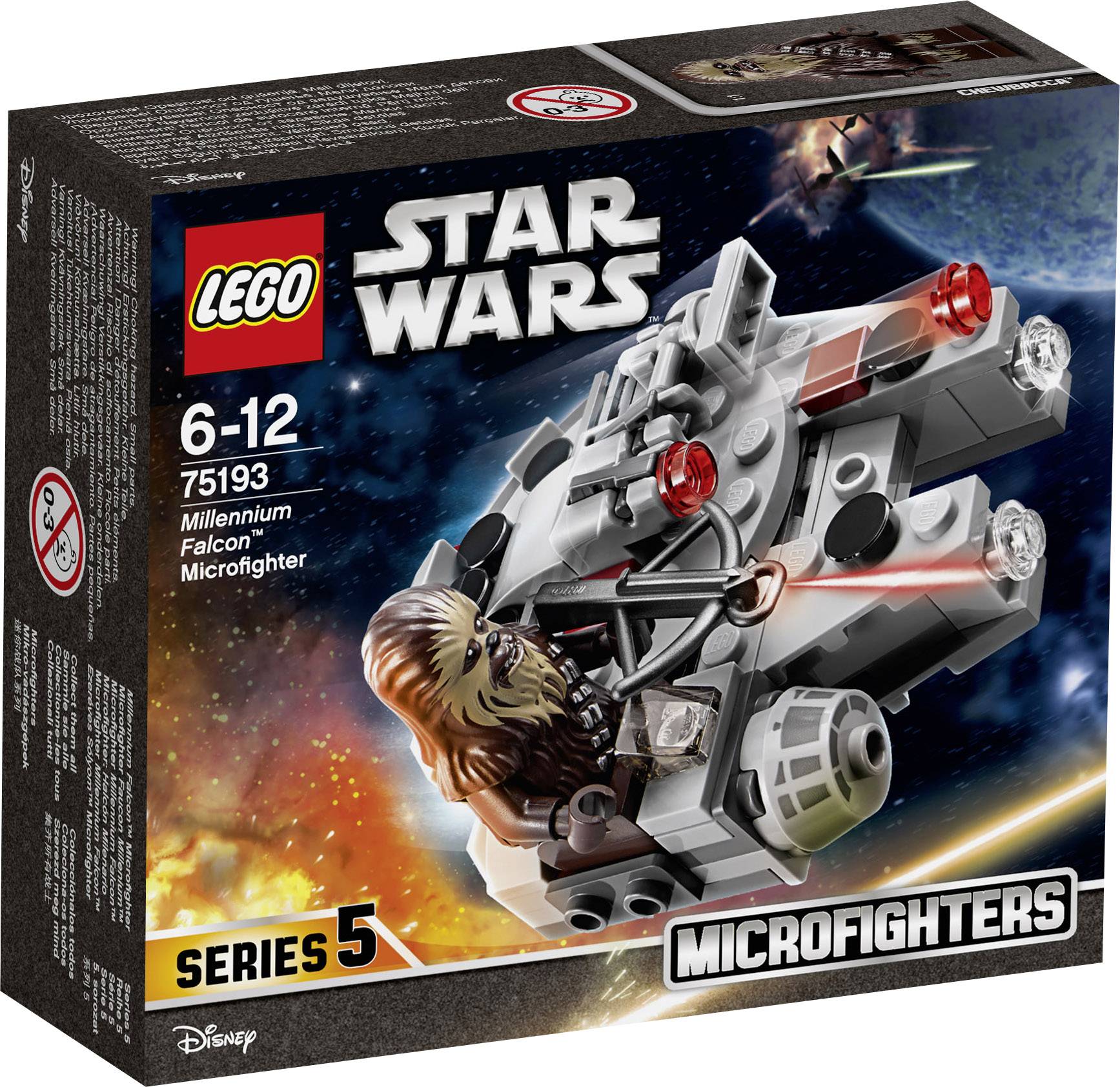 Lego Faucon Millenium Nombre De Pieces Faucon Millenium micro Fighter - consulté LEGO® STAR WARS™ 75193 Nombre