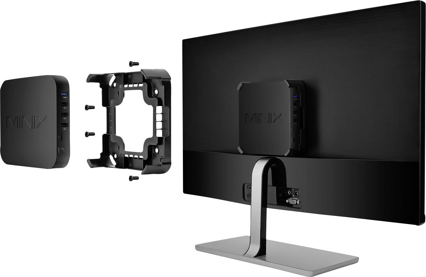Mini-PC (HTPC) Minix NEO Z83-MX Intel Atom x5-Z8350 (4 x 1.44 GHz / max. 1.92 GHz) 4 GB RAM 128 GB eMMC Win 10 Pro-3