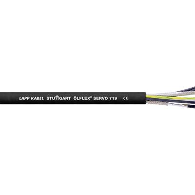 LAPP ÖLFLEX® SERVO 719 Câble pour servo 7 G 1.50 mm² + 2 x 0.75 mm² noir 1020062/100 100 m