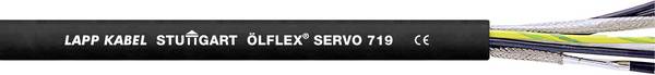 LAPP ÖLFLEX® SERVO 719 Câble pour servo 4 G 4 mm² + 2 x 1.50 mm² noir 1020075/500 500 m