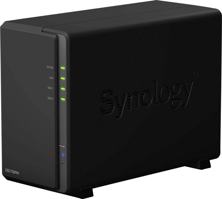 Boîtier serveur NAS Synology DiskStation DS218play 2 baie DS218play-1