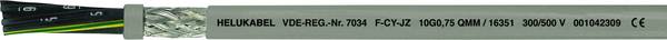 HELU F-CY-JZ Câble de commande 5 G 1.5 mm² gris 16396 Marchandise vendue au mètre
