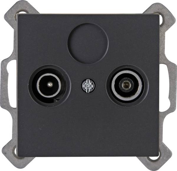 Kopp 1 pièce Insert Prise TV, radio ATHENIS anthracite 941215080 1 pc(s)