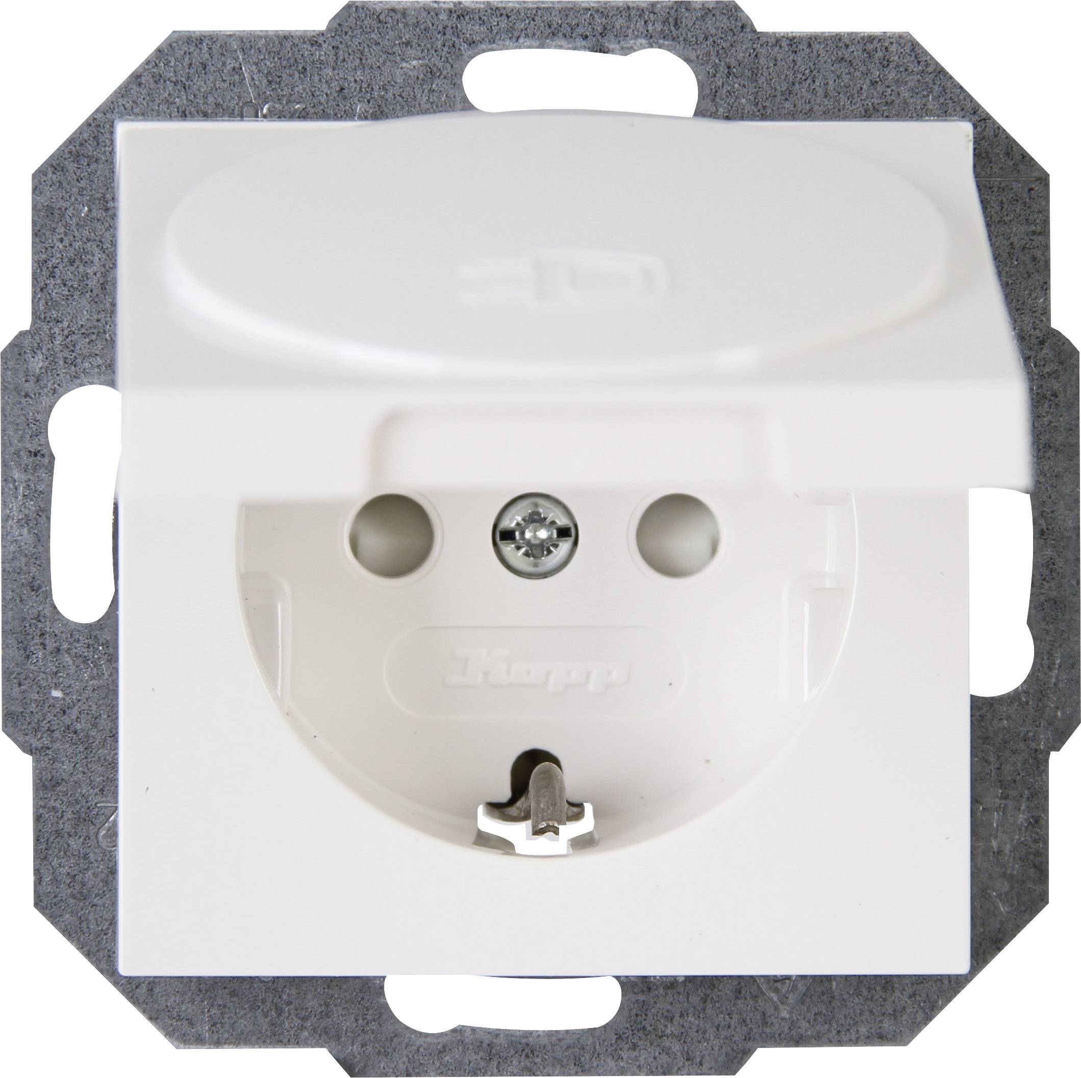 Kopp 1 pièce Insert Prise de courant ATHENIS blanc pur (RAL 9010) 940129087 1 pc(s)-0
