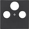 Kopp 1 pièce Cache Prise TV, radio ATHENIS anthracite 373615180 1 pc(s)