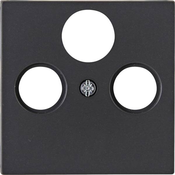 Kopp 1 pièce Cache Prise TV, radio ATHENIS anthracite 373615180 1 pc(s)