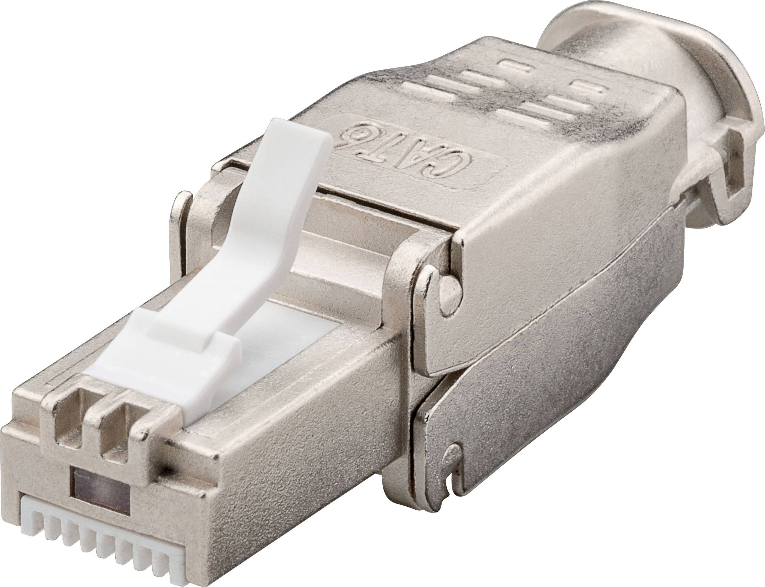 Connectique RJ45, sans outils TRU COMPONENTS CAT 6 1610347 RJ45 mâle, droit 1 pc(s)