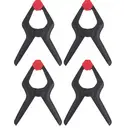 Serre-joint Toolcraft, lot de 4, 40 mm 5 kg TOOLCRAFT 1611470 Envergure max.:40 mm Longueur: 115 mm Mesures d'empattemen