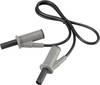 Cordon de mesure de sécurité[Banane mâle 4 mm -Banane mâle 4 mm ] Ultra flexibles 0.50 m;noir;MSB-501 10 A