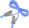 Cordon de mesure de sécurité[Banane mâle 4 mm -Banane mâle 4 mm ] Ultra flexibles 1.50 m;bleu;MSB-501 10 A