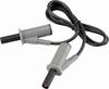 Cordon de mesure de sécurité[Banane mâle 4 mm -Banane mâle 4 mm ] Ultra flexibles 0.75 m;noir;MSB-501 10 A