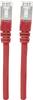 Intellinet 740579 RJ45 Câble réseau, câble patch CAT 6a S/FTP 0.25 m rouge feuille de blindage, blindage par tresse, blindé, sans halogène 1 pc(s)