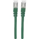 Intellinet 740715 RJ45 Câble réseau, câble patch CAT 6a S/FTP 1.00 m vert feuille de blindage, blindage par tresse, blin