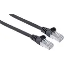 Intellinet 741057 RJ45 Câble réseau, câble patch CAT 6a S/FTP 10.00 m noir feuille de blindage, blindage par tresse, bli